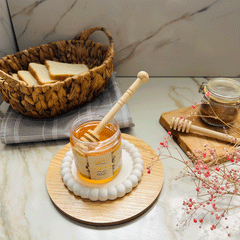 زيت زيتون بكر ممتاز ٥٠٠ مل زجاج + عسل شمر + عسل موالح