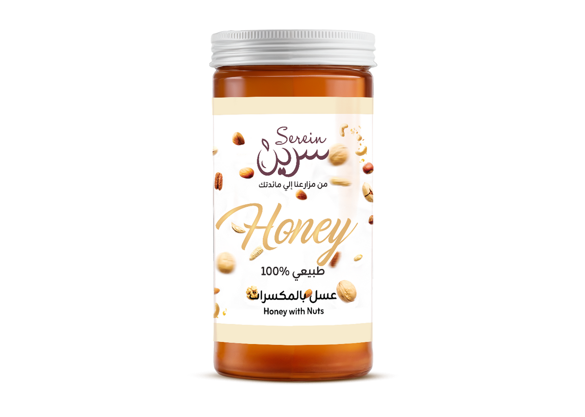 عسل بالمكسرات