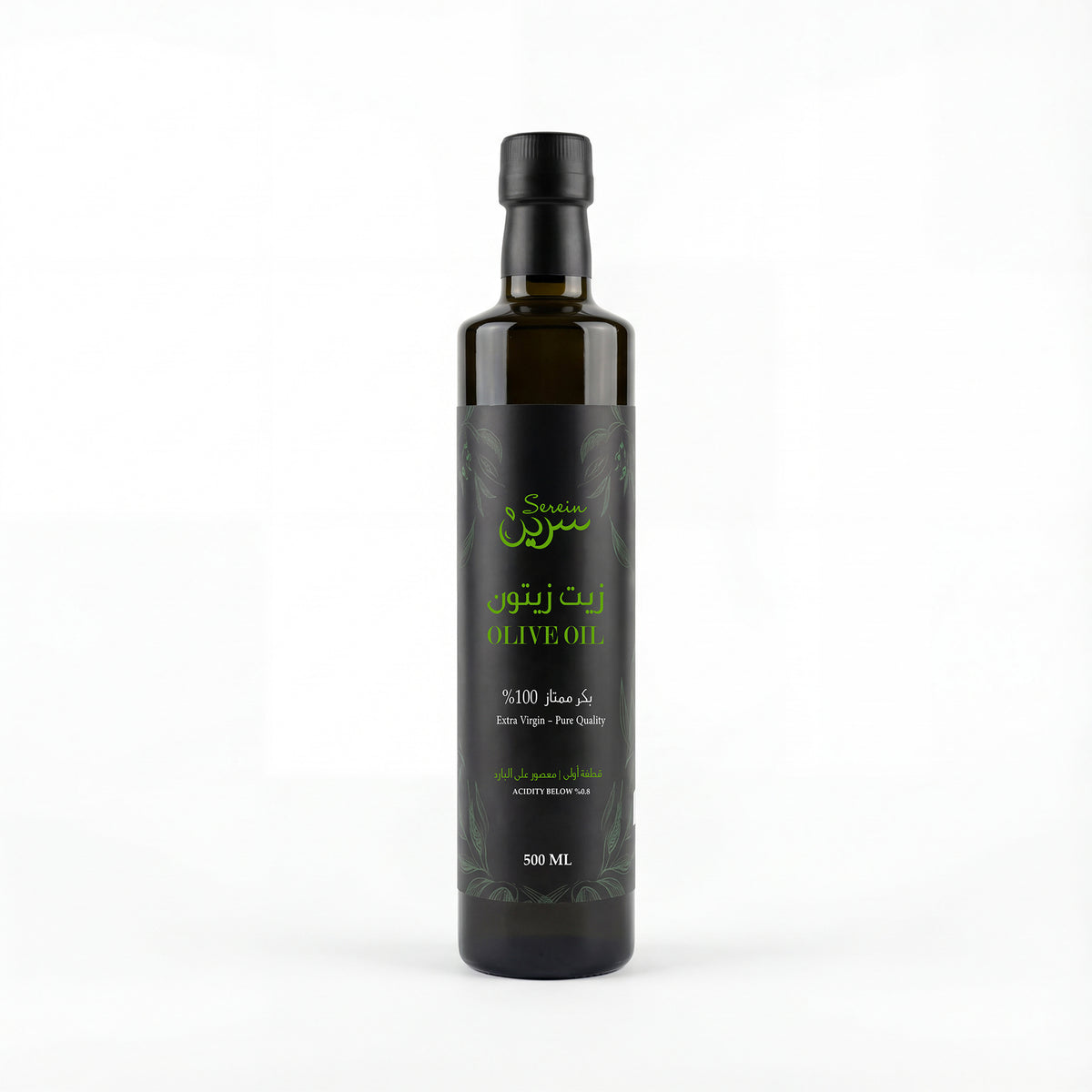 زيت زيتون بكر ممتاز فاخر ٥٠٠ مل (زجاج معتم)